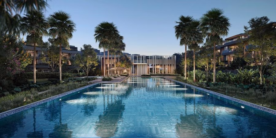 Hồ bơi dài 50m tại Clubhouse