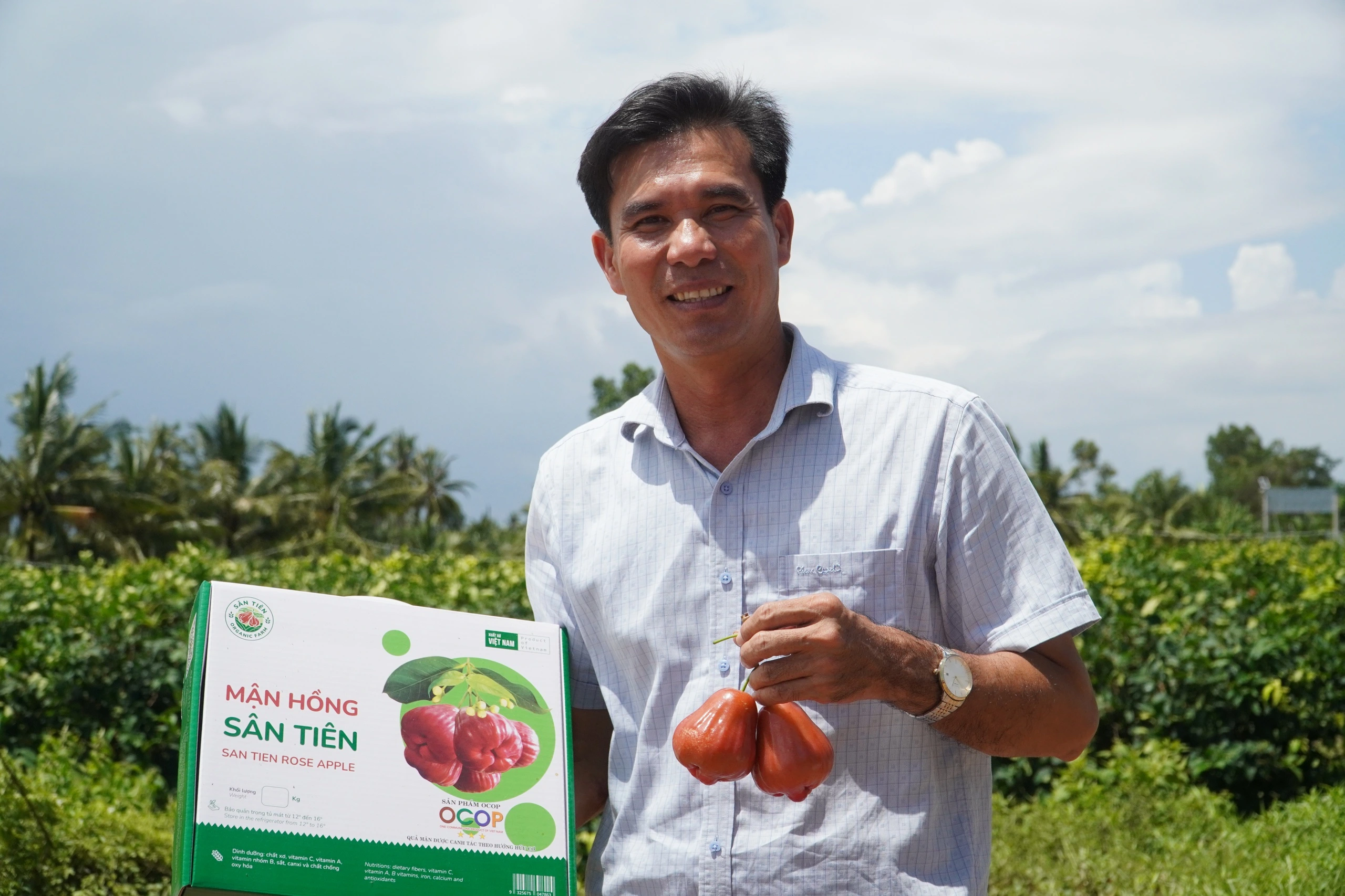 Ông Phục tuân thủ nghiêm ngặt tiêu chuẩn VietGAP và hướng tới chứng nhận hữu cơ
