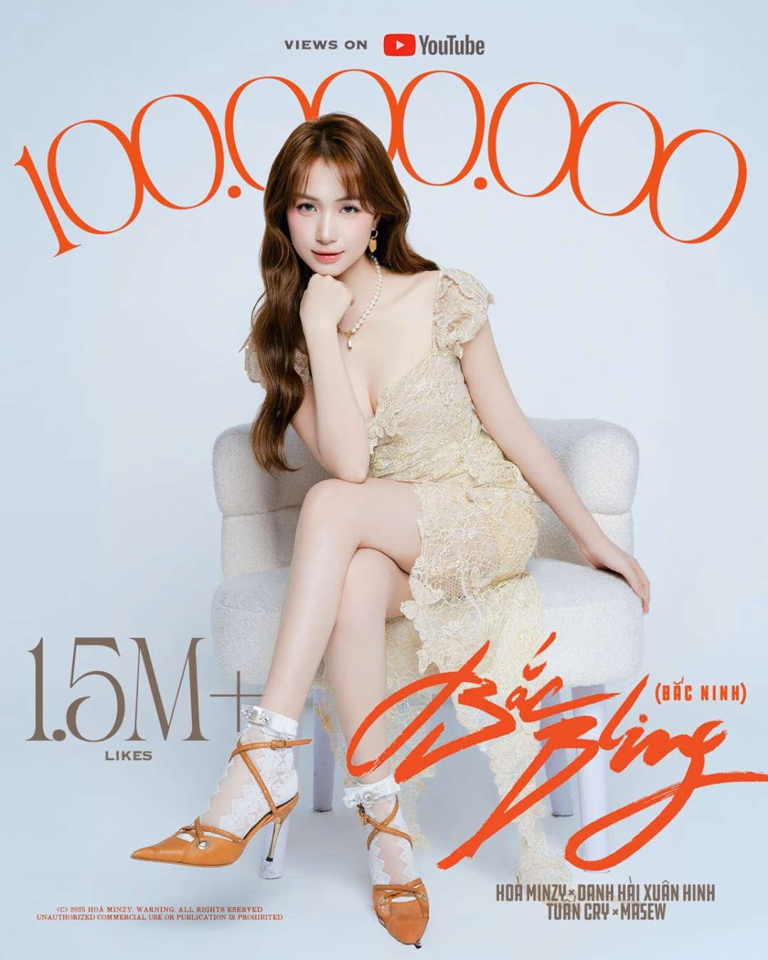 Bắc Bling của Hòa Minzy Bắc Bling cán mốc 100 triệu lượt xem trên YouTube