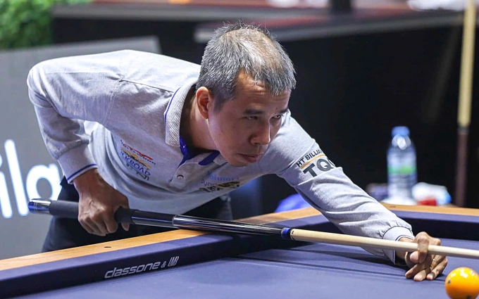 Trần Quyết Chiến thi đấu tại World Cup billiards 3C Ankara 2025