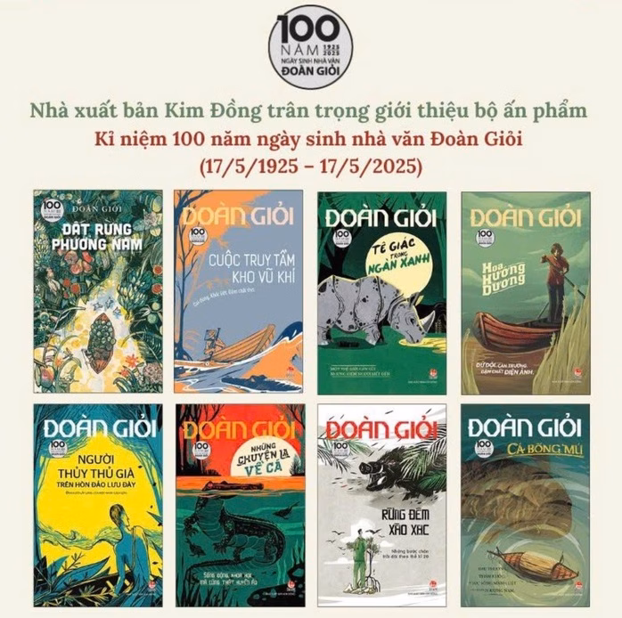 Bộ sách của Đoàn Giỏi Bộ sách của Đoàn Giỏi do NXB Kim Đồng vừa tái bản