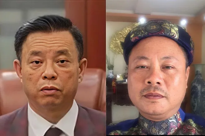 Bị can Phạm Văn Cách (trái) và bị can Nguyễn Mạnh Quyền Bị can Phạm Văn Cách và bị can Nguyễn Mạnh Quyền