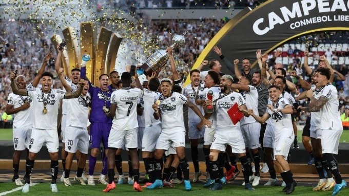 Botafogo ăn mừng chức vô địch Botafogo ăn mừng chức vô địch Copa Libertadores năm 2024