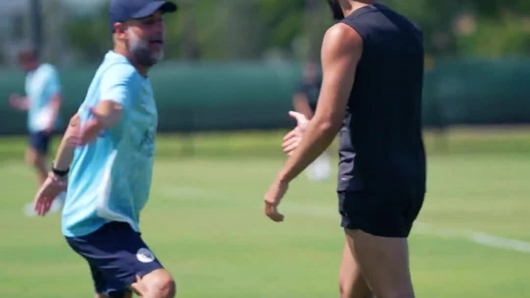Man City Man City tập luyện