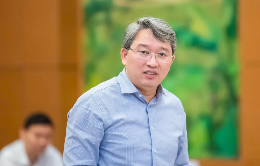 Bộ trưởng Bộ Tư pháp Nguyễn Hải Ninh. Ảnh: Hoàng Huy Bộ trưởng Bộ Tư pháp Nguyễn Hải Ninh
