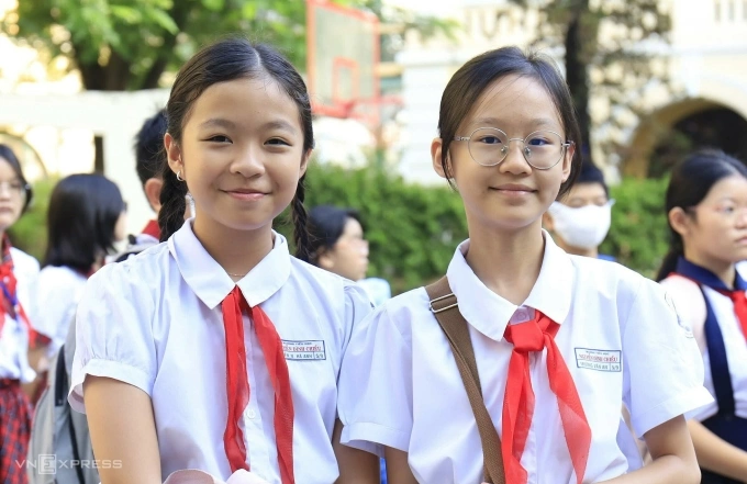 Thí sinh dự thi vào lớp 6 Thí sinh dự thi vào lớp 6