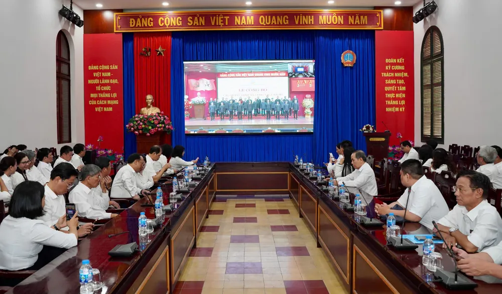 TAND Tối cao tổ chức lễ công bố quyết định