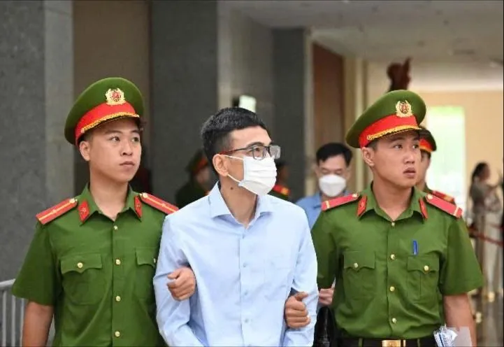 Bị cáo Lê Hải Trà Bị cáo Lê Hải Trà tại phiên tòa
