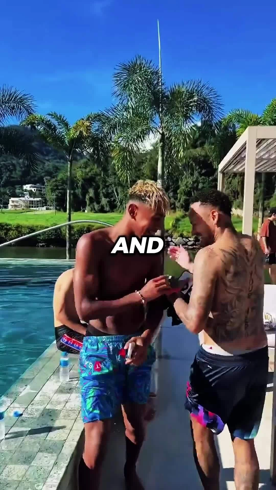 Yamal nghỉ hè cùng Neymar Yamal và Neymar