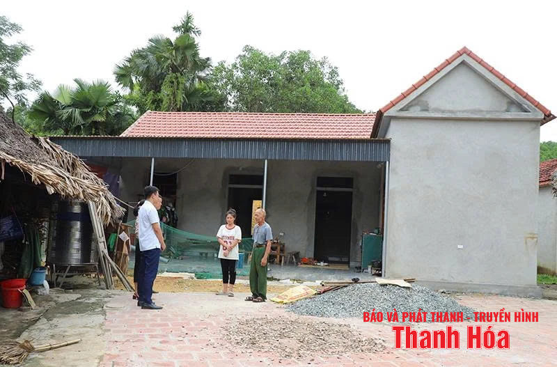 Được hỗ trợ từ Chương trình 1719, gia đình ông Vi Văn Lột ở thôn Chiềng, xã Thắng Lộc đã xây dựng được căn nhà mới khang trang.