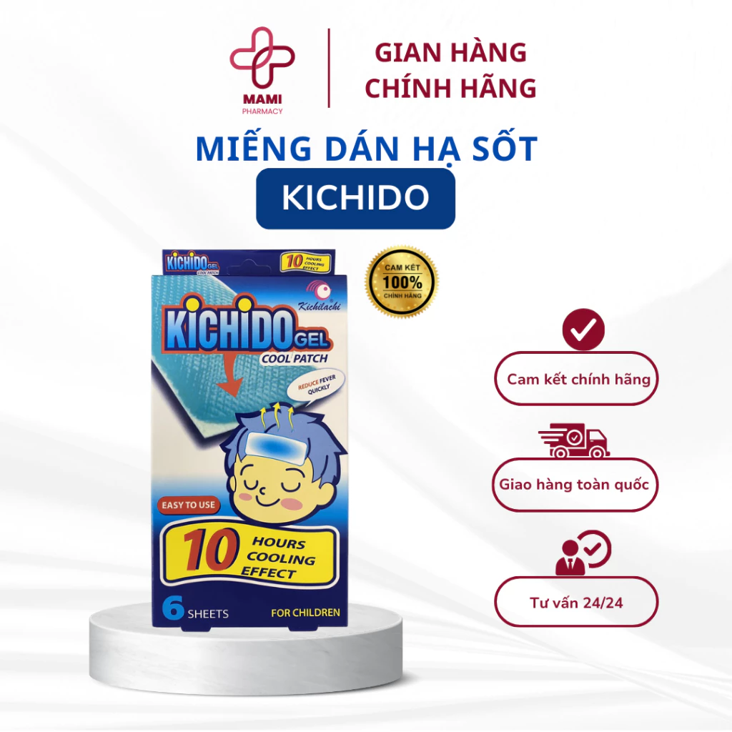 Tại Sao Miếng Dán Hạ Sốt Kichido Là Lựa Chọn An Toàn Cho Bé Sơ Sinh Khi Sốt?