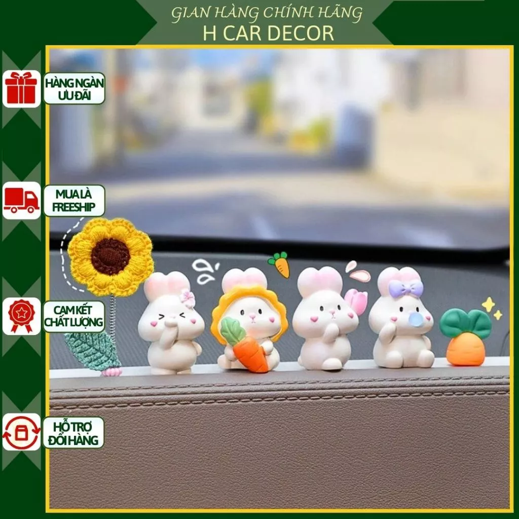 Tôi vừa lắp thỏ trang trí taplo ô tô và đây là điều tôi không ngờ tới