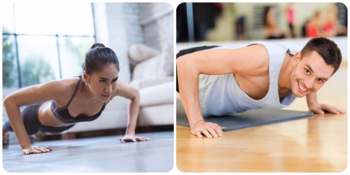 Chống đẩy hàng ngày rất tốt cho sức khoẻ