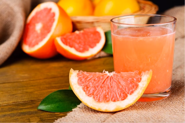 Nước ép bưởi và chanh