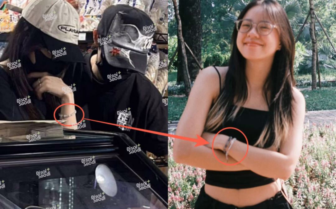 Ngoài chiếc nón quen thuộc, "dấu hiệu" để nhận ra nhân vật bên cạnh Wren Evans là Minga chính là dựa vào chiếc vòng tay cô đang đeo