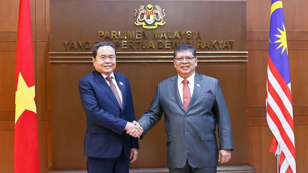 [Ảnh] Chủ tịch Quốc hội Trần Thanh Mẫn hội đàm với Chủ tịch Hạ viện Malaysia