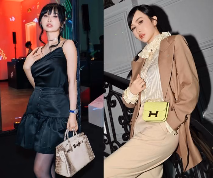 Herm&egrave;s Himalaya Birkin v&agrave; Constance da c&aacute; sấu v&agrave;ng &ndash; bộ sưu tập của Mina Phạm