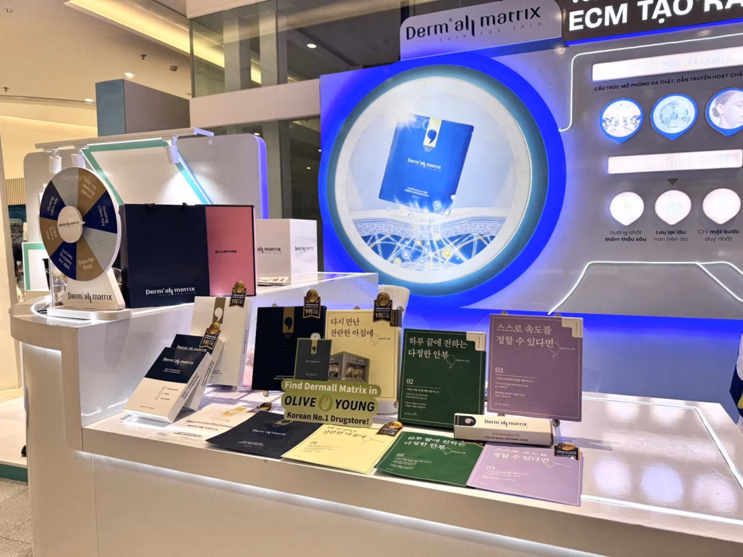 Pop-up store Dermall Matrix diễn ra từ ng&agrave;y 13/12 đến 21/12 tại Lotte Mall West Lake (H&agrave; Nội)