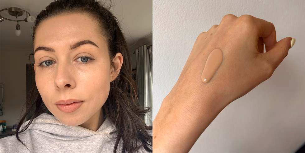 5 loại kem nền giúp bạn đạt được làn da hoàn hảo Clare wearing the Clinique Even Better Vitamin Makeup