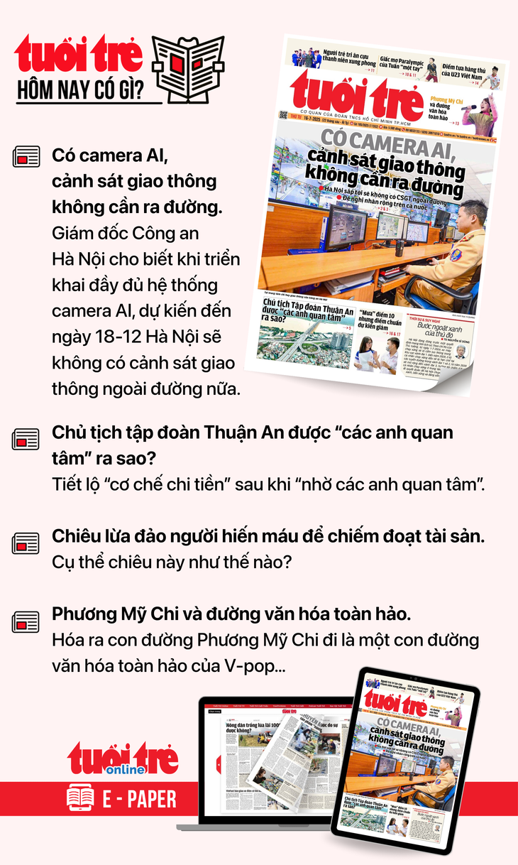 Tin tức chính trên Tuổi Trẻ nhật báo hôm nay 16-7. Để đọc Tuổi Trẻ báo in phiên bản E-paper, mời bạn đăng ký Tuổi Trẻ Sao TẠI ĐÂY