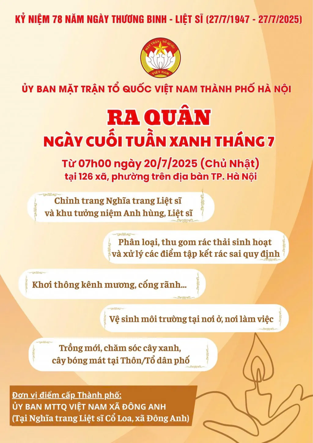 Hà Nội tổ chức loạt hoạt động kỷ niệm 78 năm Ngày Thương binh – Liệt sĩ Hình ảnh 6