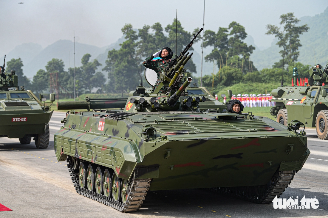 Mẫu xe chiến đấu bộ binh XCB-01 do Tổng cục Công nghiệp quốc phòng Việt Nam nghiên cứu, phát triển và chế tạo - Ảnh: NAM TRẦN