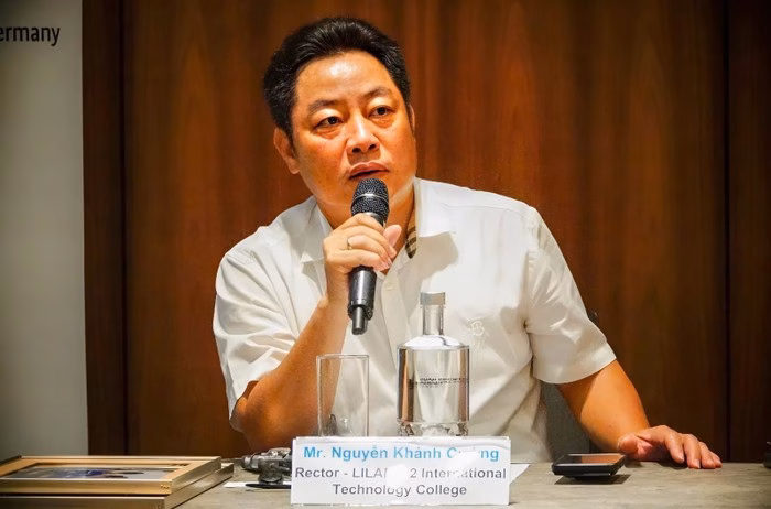 Mở rộng quyền tự chủ cho trường nghề, gỡ vướng tuyển sinh Thạc sĩ Nguyễn Khánh Cường – Hiệu trưởng Trường Cao đẳng Công nghệ Quốc tế LILAMA 2 (tỉnh Đồng Nai). Ảnh: NVCC.