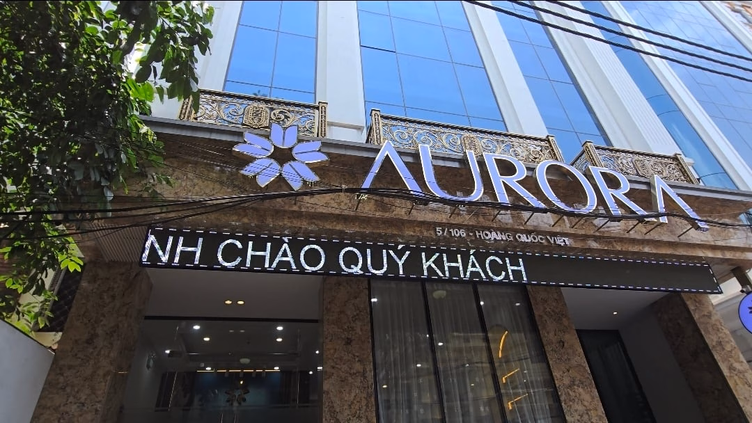 Hai chi nhánh TMV Aurora tại Hoàng Quốc Việt và Vạn Phúc không có giấy phép khám, chữa bệnh cũng như hồ sơ đánh giá y học đối với phương pháp giảm béo. Ảnh: Nhóm PV Điều tra.
