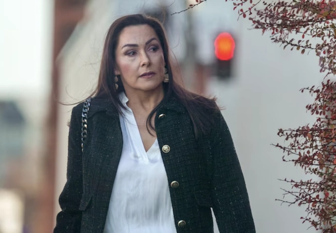 Cựu hoa hậu không nhân tội bạo hành chồng, chỉ khai thi thoảng dùng ngôn từ thô tục. Ảnh: