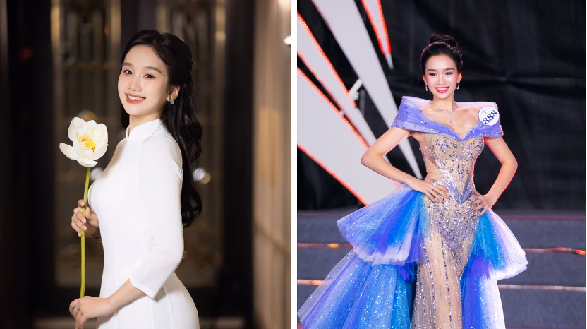 Để bước vào cuộc thi Hoa hậu Sinh viên Việt Nam 2024, cô đã nỗ lực giảm 12kg một cách thần tốc cho thấy ý chí và nghị lực của cô gái trẻ. Ảnh: NVCC