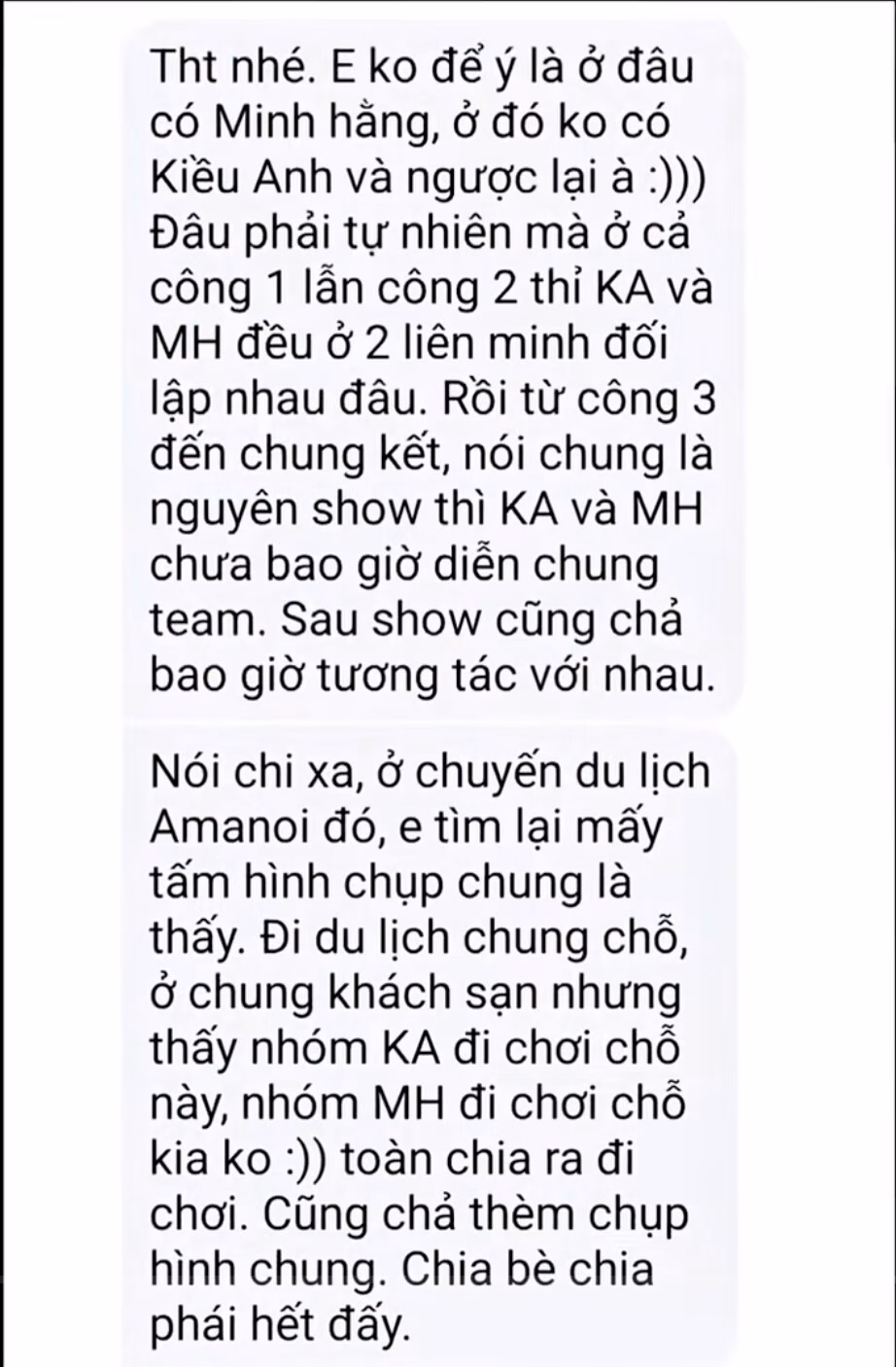 Minh Hằng từng bật khóc khi được Kiều Anh thổ lộ tình cảm