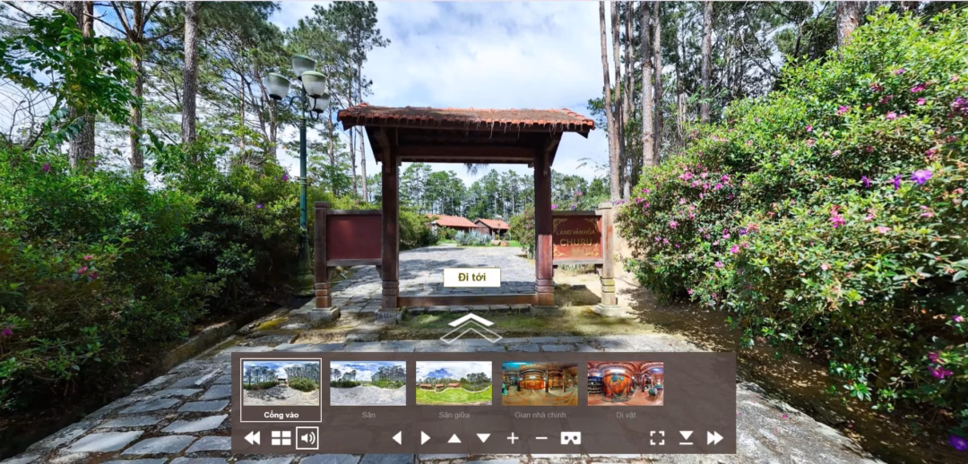 Giao diện VR360 tái hiện Làng văn hóa Churu - nơi lưu giữ nét đẹp truyền thống