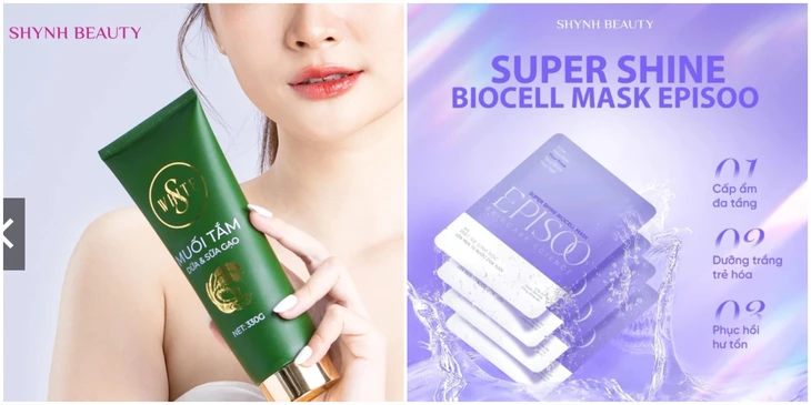 Sản phẩm muối tắm dừa và sữa gạo, Super Shine Biocell Mask 3 loại mỹ phẩm của Shynh Beauty bị thu hồi toàn quốc