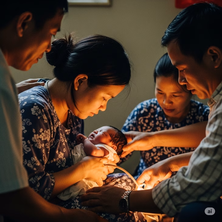 Sản phụ sinh con thuận tự nhiên Sản phụ sinh con thuận tự nhiên tại nhà