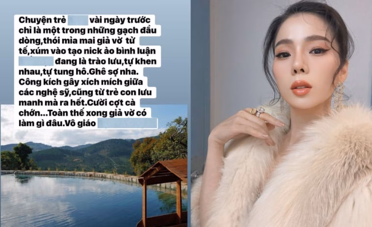 Lệ Quy&ecirc;n xin lỗi fan v&agrave; k&ecirc;u gọi c&ocirc;ng bằng