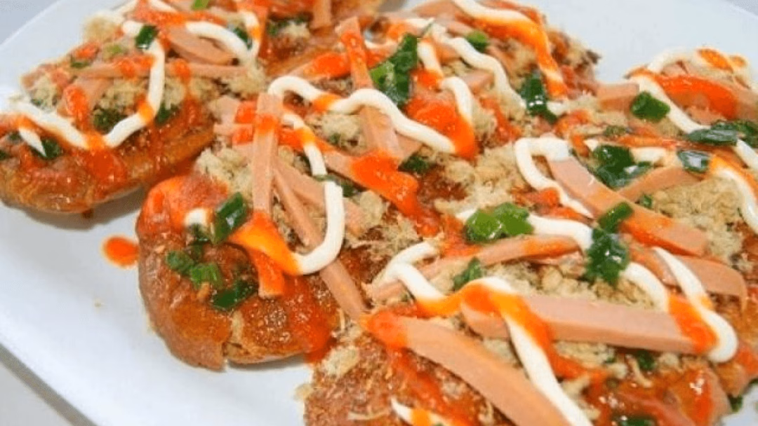 Thành phẩm Thành phẩm bánh mì nướng muối ớt bằng lò nướng