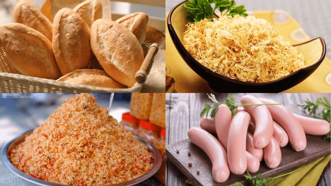 Nguyên liệu cần chuẩn bị Nguyên liệu cần chuẩn bị làm bánh mì nướng muối ớt