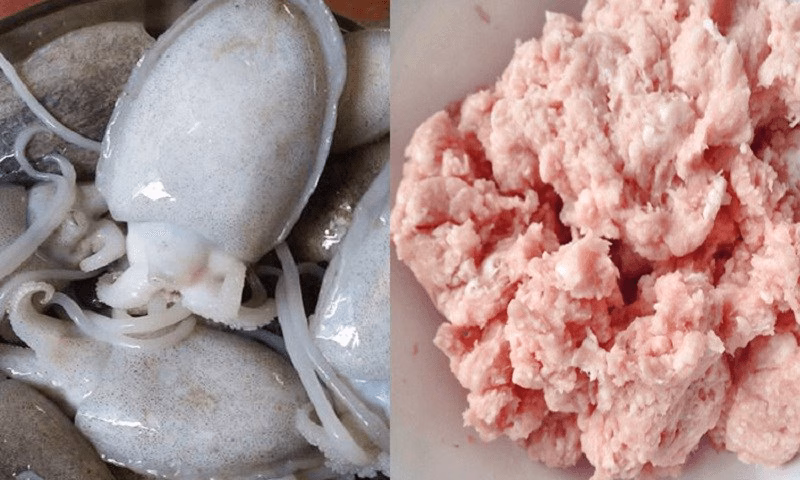 Công thức làm chả mực