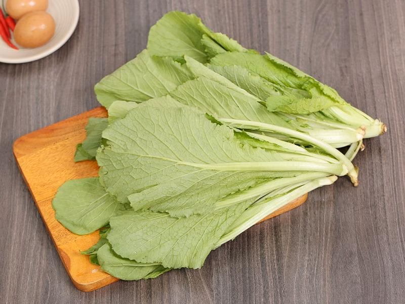 Cải xanh Cải xanh bị nhiễm thuốc trừ sâu