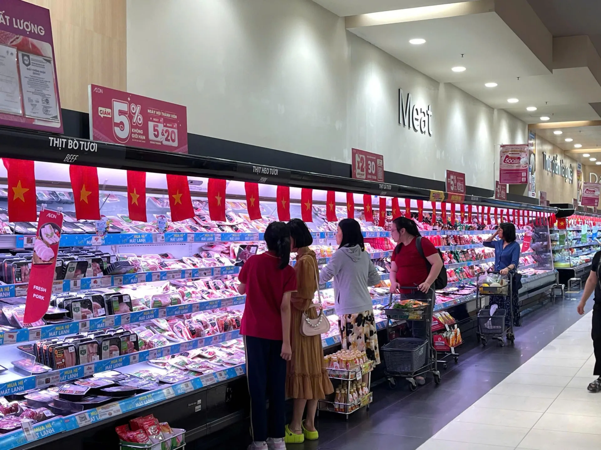 Chương trình khuyến mãi đa dạng cho các mặt hàng thực phẩm