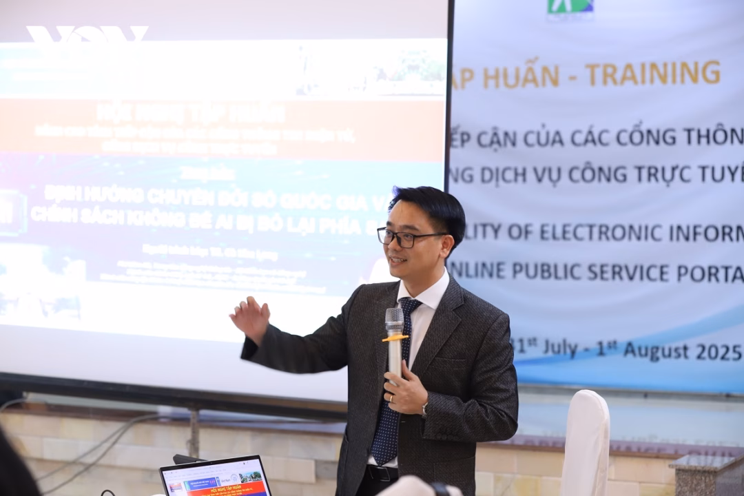 Tăng cường tiếp cận thông tin số cho người khuyết tật tại Việt Nam Ông Cù Kim Long, Phó Giám đốc Trung tâm Công nghệ thông tin, Bộ Khoa học và Công nghệ
