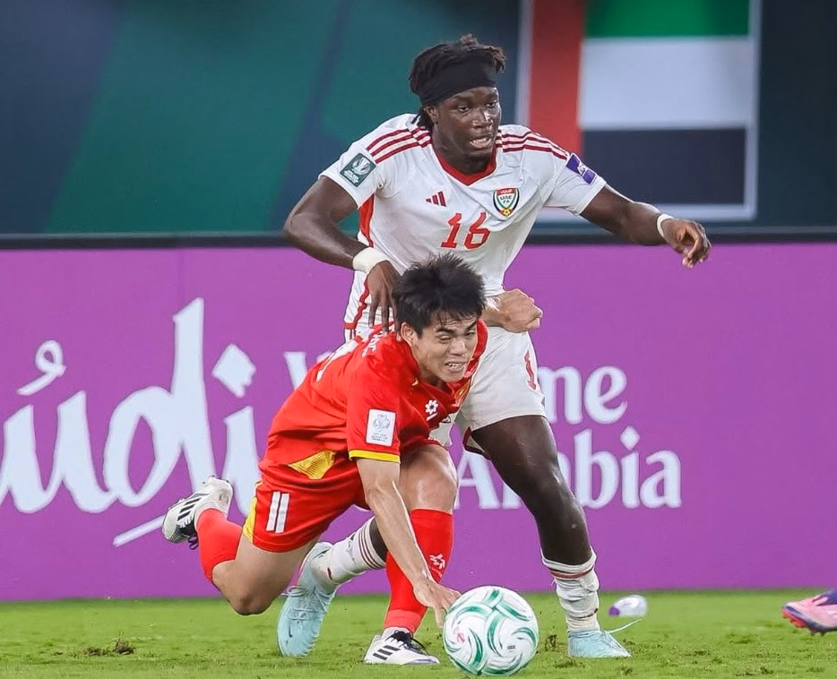 Khoảnh khắc trận đấu U23 UAE vs U23 Việt Nam
