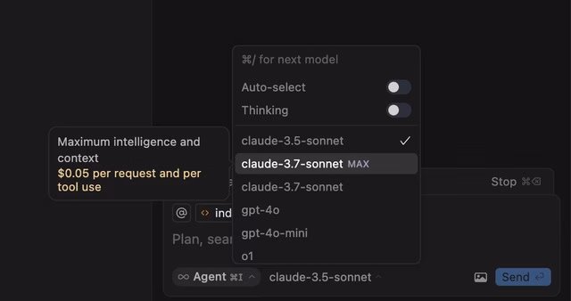 Các model mà Cursor AI hỗ trợ Các model mà Cursor AI hỗ trợ