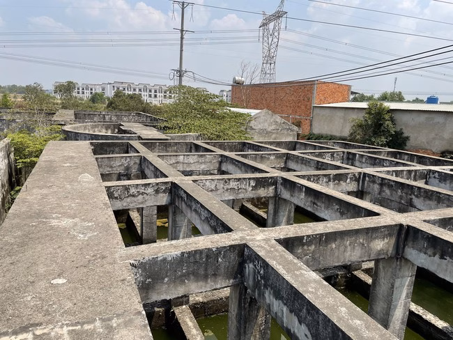 Khu xử lý nước thải tại cụm công nghiệp Hoàng Gia Khu xử lý nước thải tại cụm công nghiệp Hoàng Gia