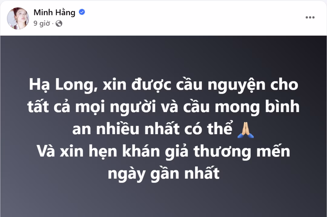 Superfest2 bùng nổ sắp sửa diễn ra Tóc Tiên, Minh Hằng - 2 ngôi sao của sự kiện, chia sẻ thông tin đêm nhạc bị hoãn và cầu mong mọi người về nhà an toàn. Ảnh: FBNV