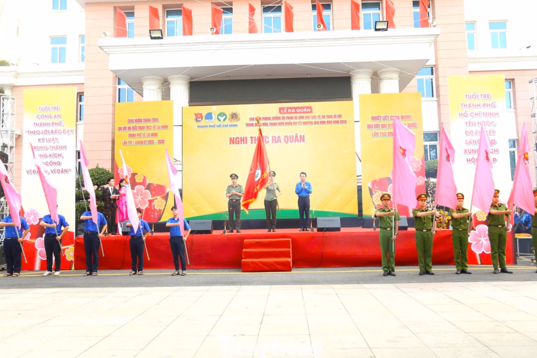 Lễ ra qu&acirc;n cao điểm ph&ograve;ng chống tội phạm Tết Nguy&ecirc;n đ&aacute;n 2026