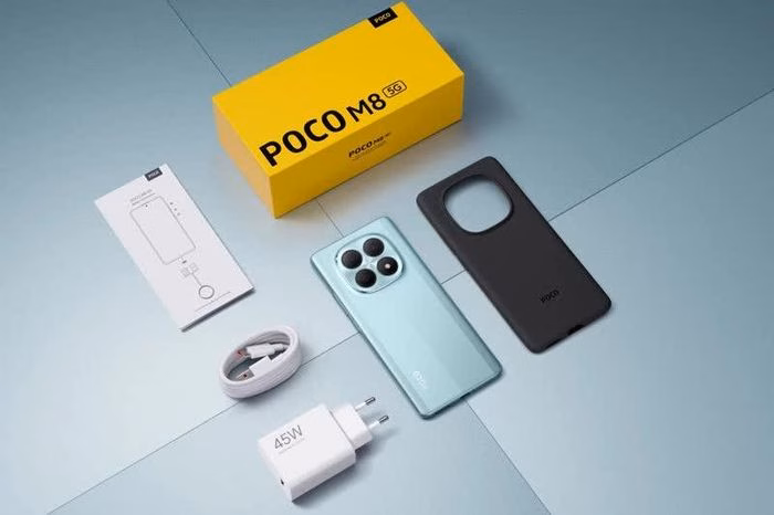 Pin 5520mAh v&agrave; chuẩn IP65/66 của Poco M8 5G