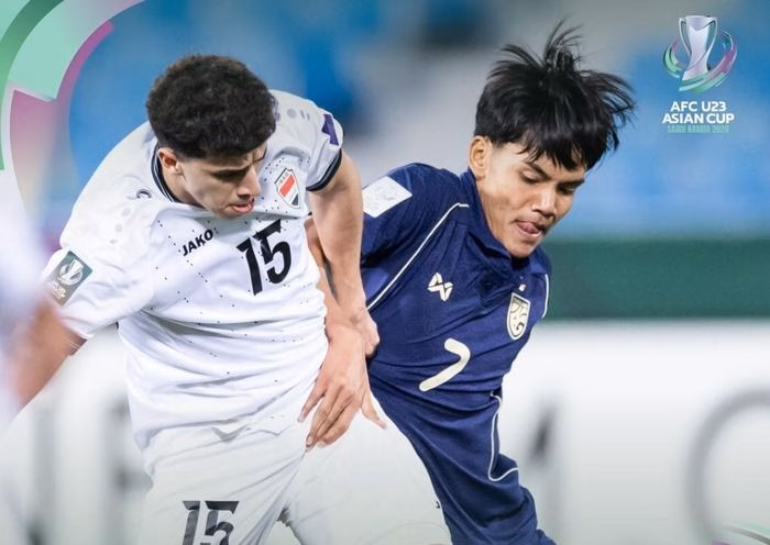 Hiệp một: Iraq mở tỷ số sớm U23 Iraq mở tỷ số 1-0