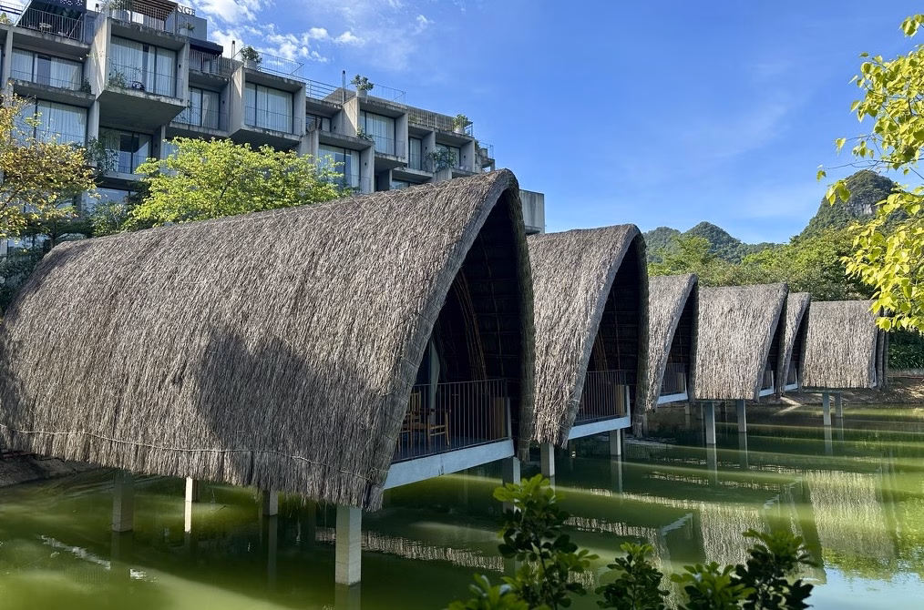 Nhà hàng tre rộng 1.000 m2