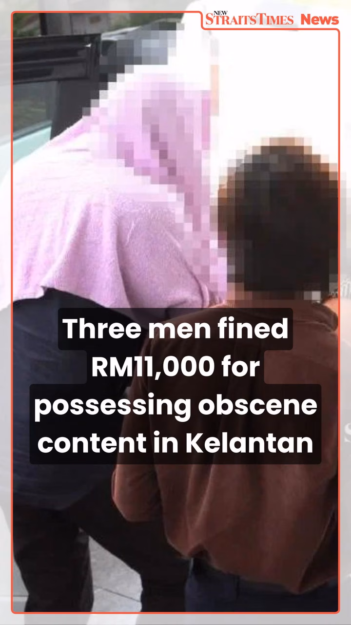 Hai diễn viên trẻ Malaysia được chọn đóng vai chính trong bộ phim truyền hình Three men fined RM11,000 for possessing obscene content in Kelantan